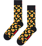 Happy Socks Pizza Love Socks, Black