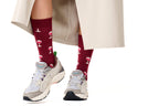 Happy Socks Glass Of Wine Socks, Merlot/Burgundy