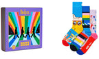 Happy Socks 3-Pack The Beatles Socks Gift Box, Blues