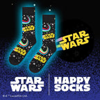 Happy Socks Star Wars Title Socks, Navy