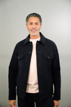 Goring Jacket - Navy Moleskin