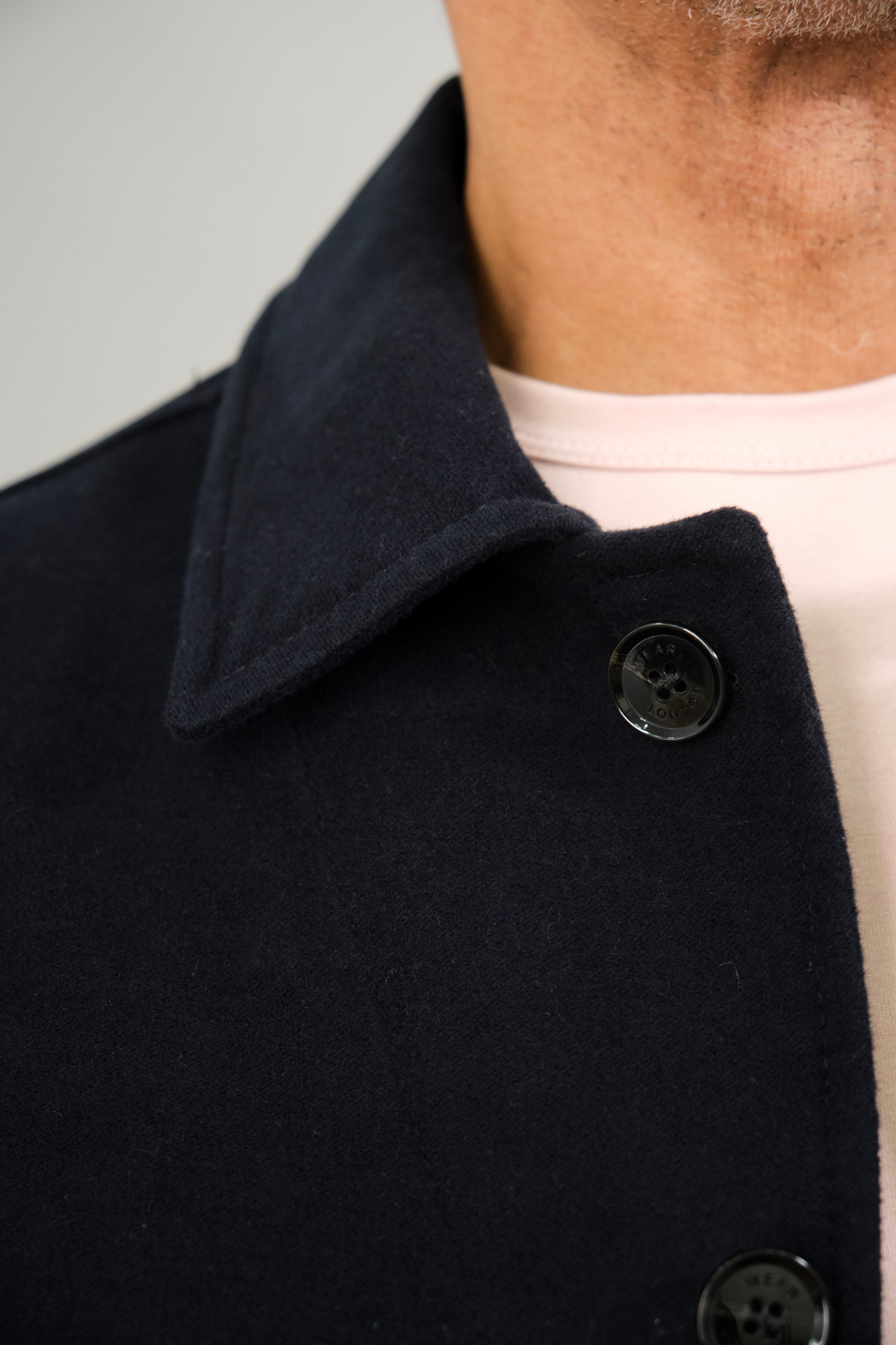 Goring Jacket - Navy Moleskin