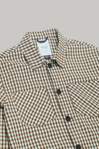 Bart Overshirt - Tan Check Silvia