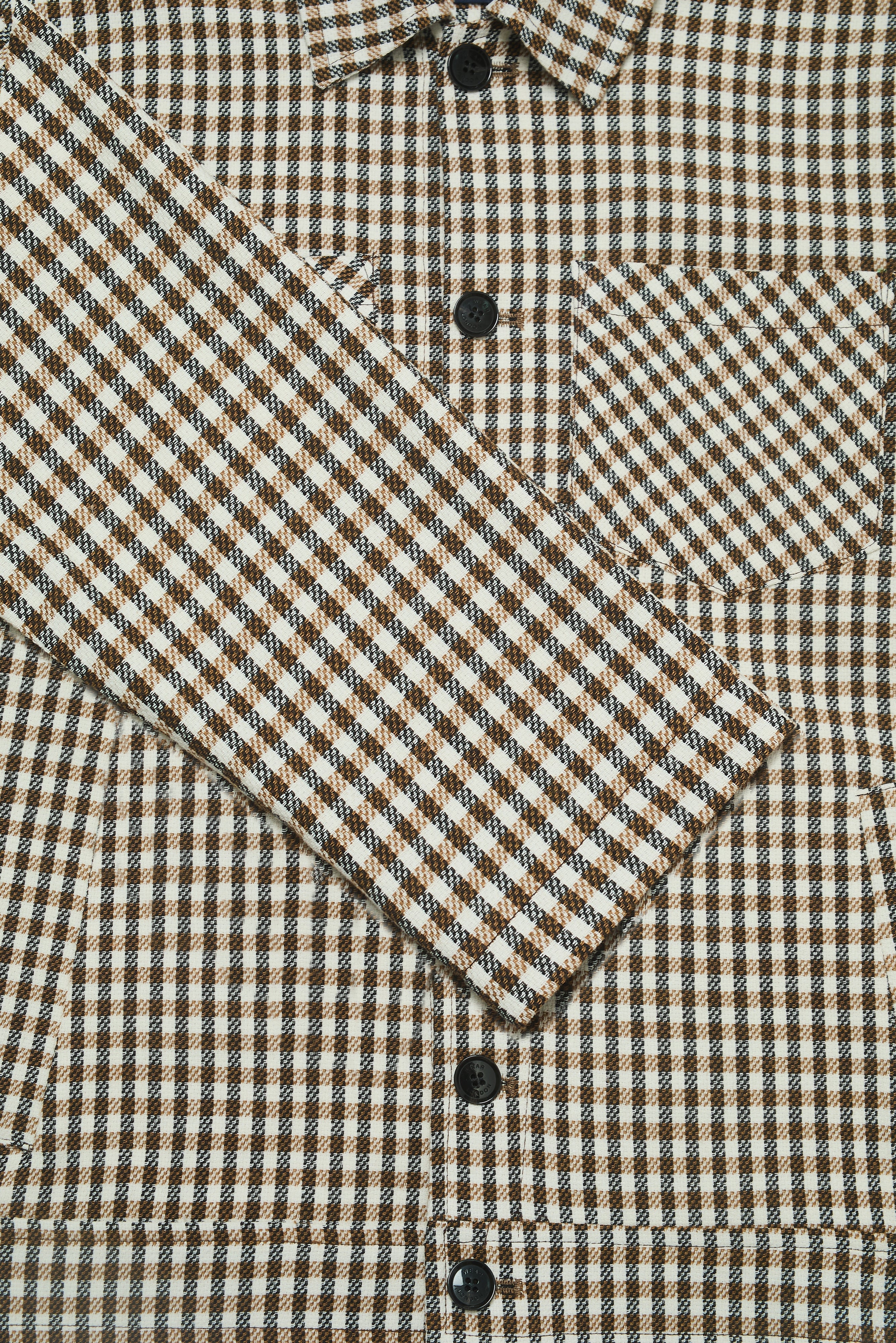 Turner Shacket - Tan Check Silvia