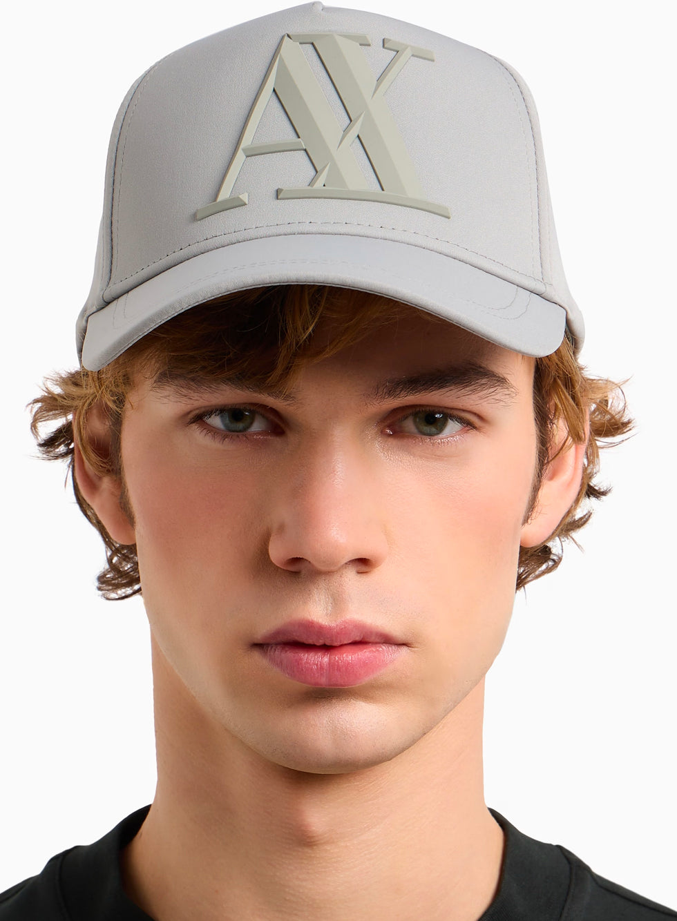 Armani Exchange Baseball Cap Neutral Grey