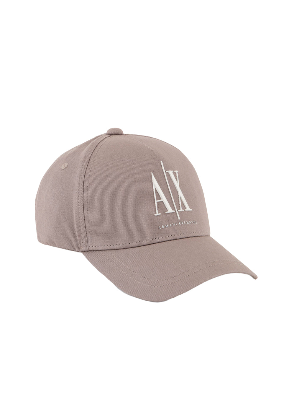 Armani Exchange Baseball Twill Cap Driftwood