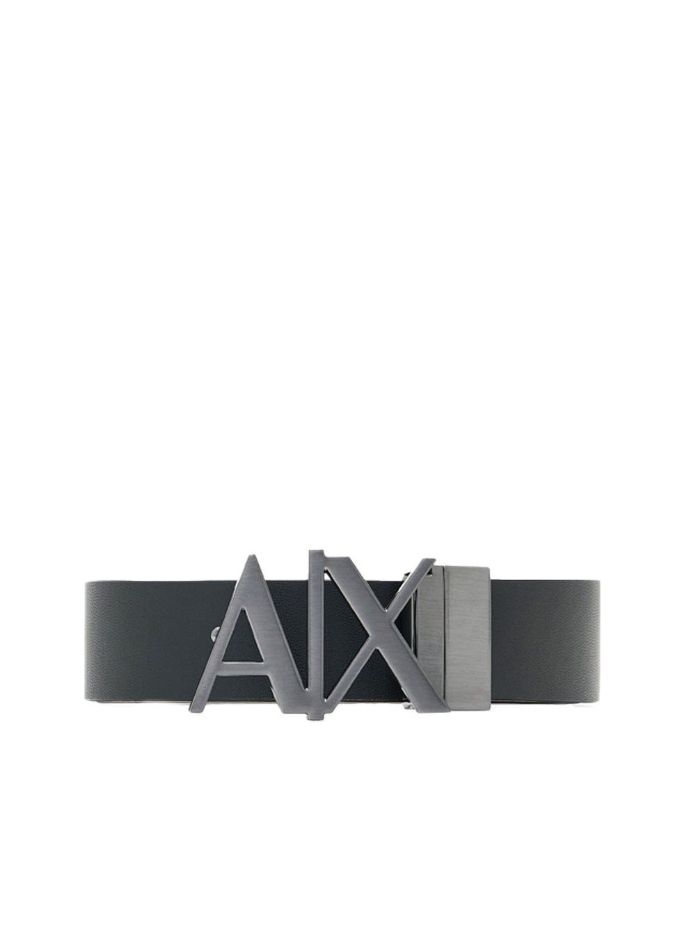 Armani Exchange Plate Belt Reversible Black/brown