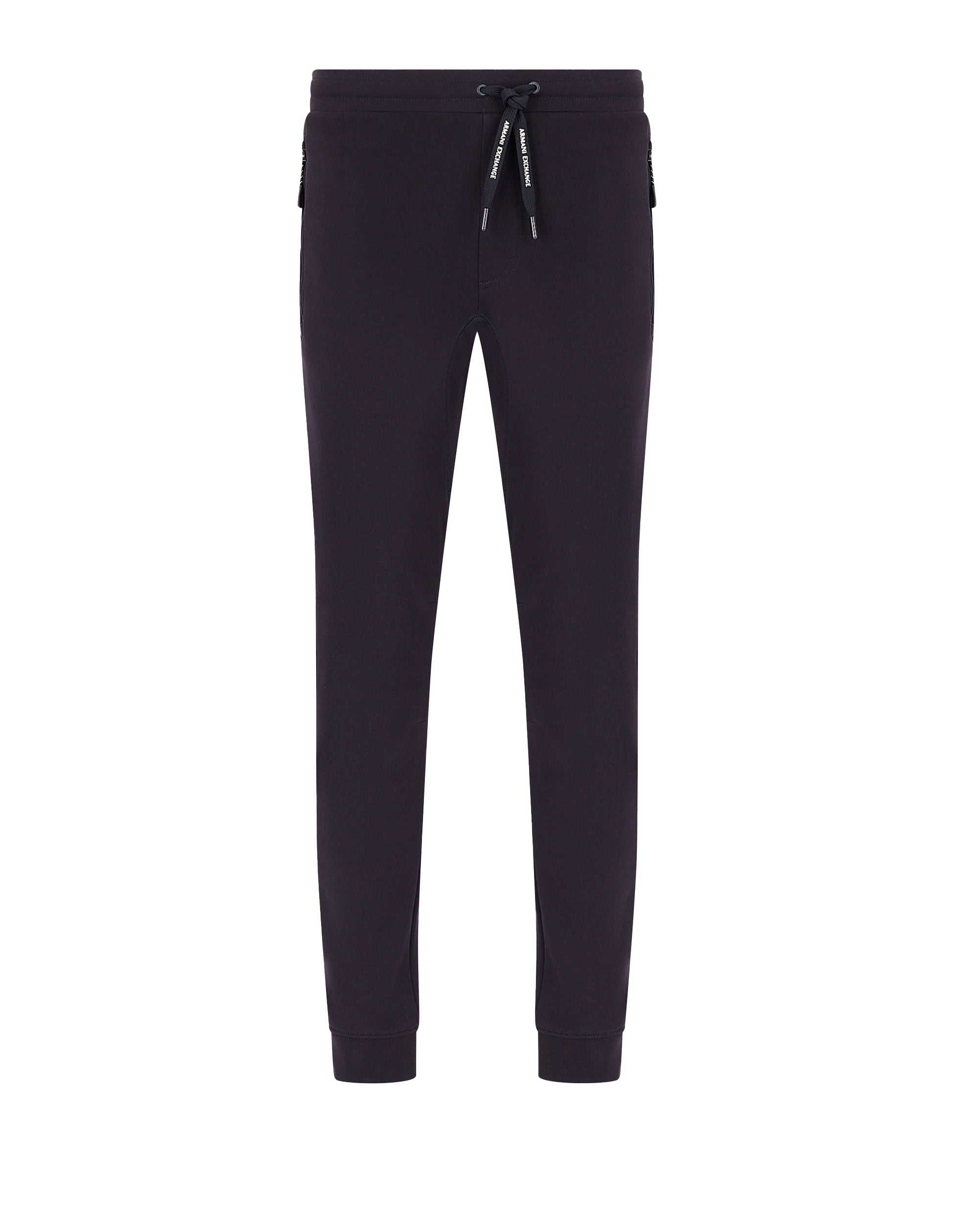Armani Exchange Zip Pocket Track Pants Navy