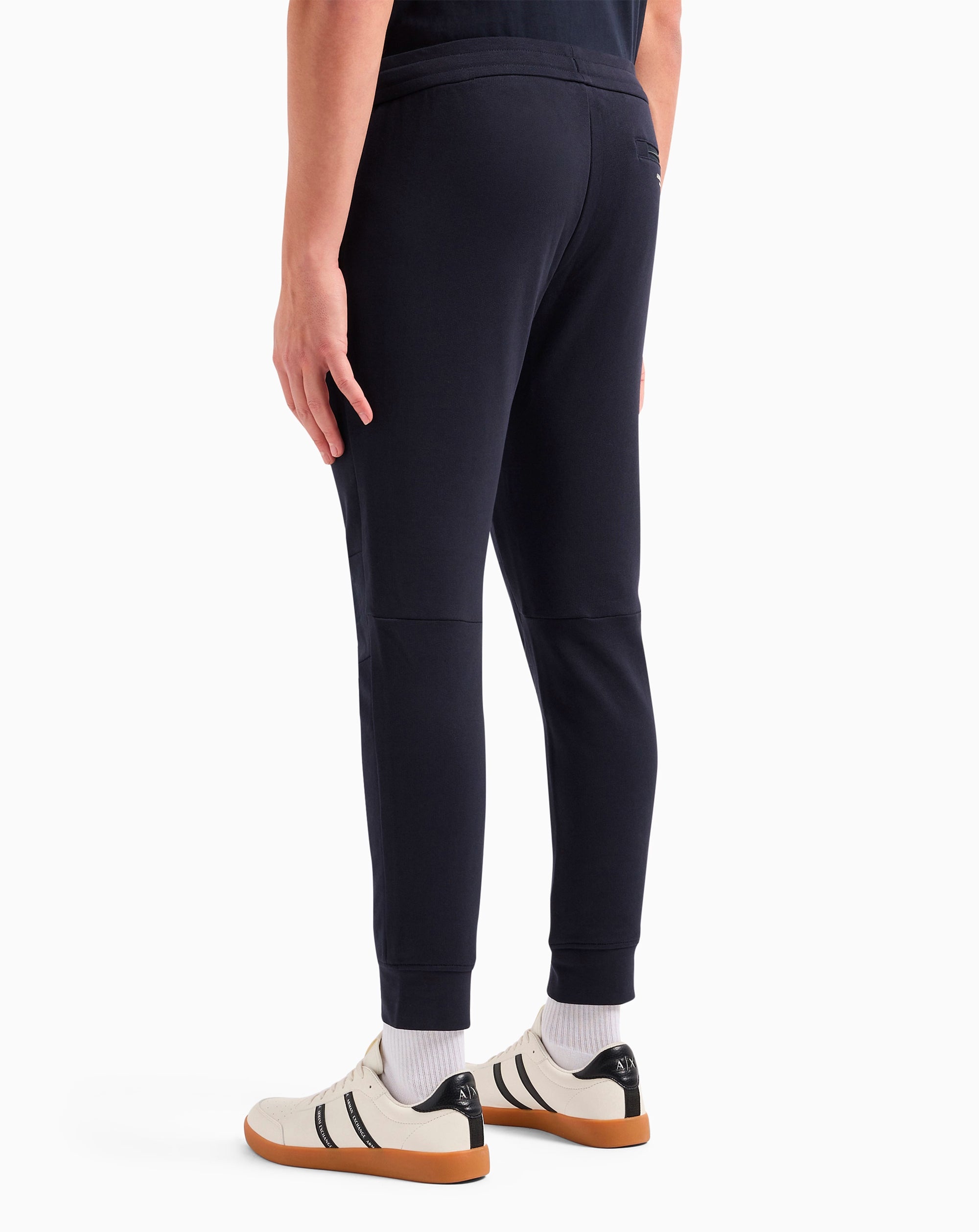 Armani Exchange Zip Pocket Track Pants Navy