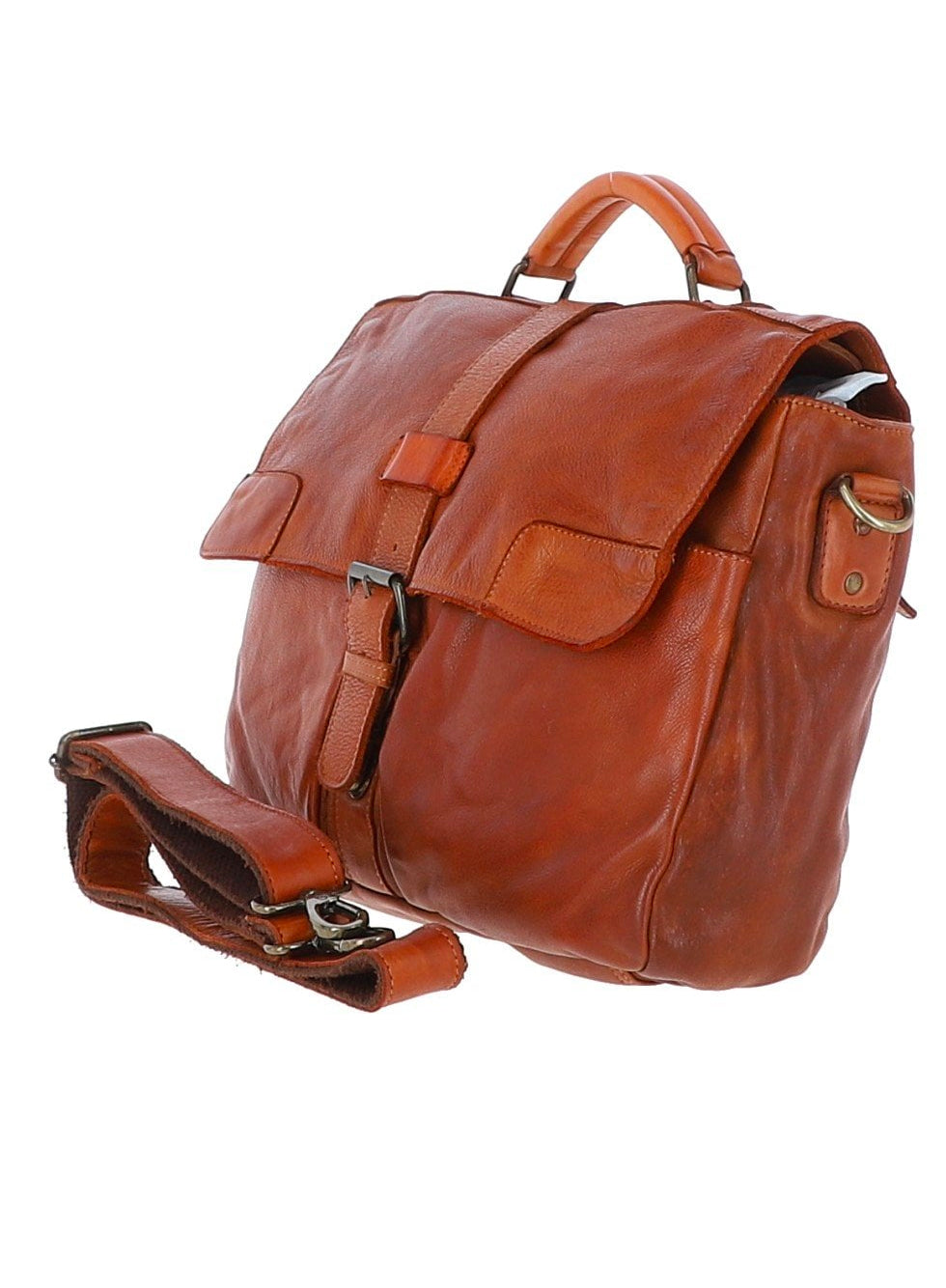 Ashwood Leather Doris Leather Briefcase Tan