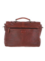 Ashwood Leather Doris Leather Briefcase Brandy