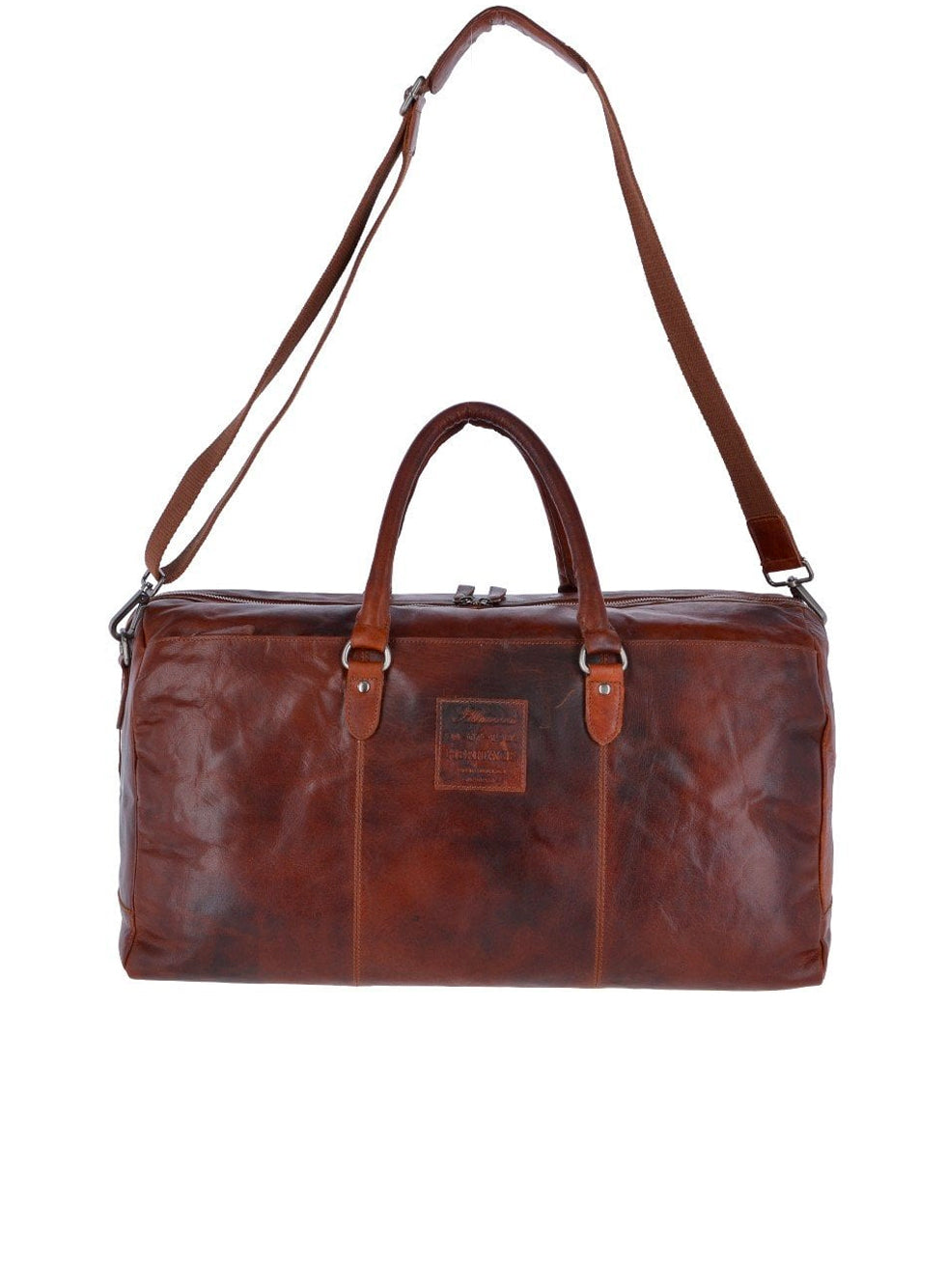 Ashwood Leather Mens leather holdall Tan