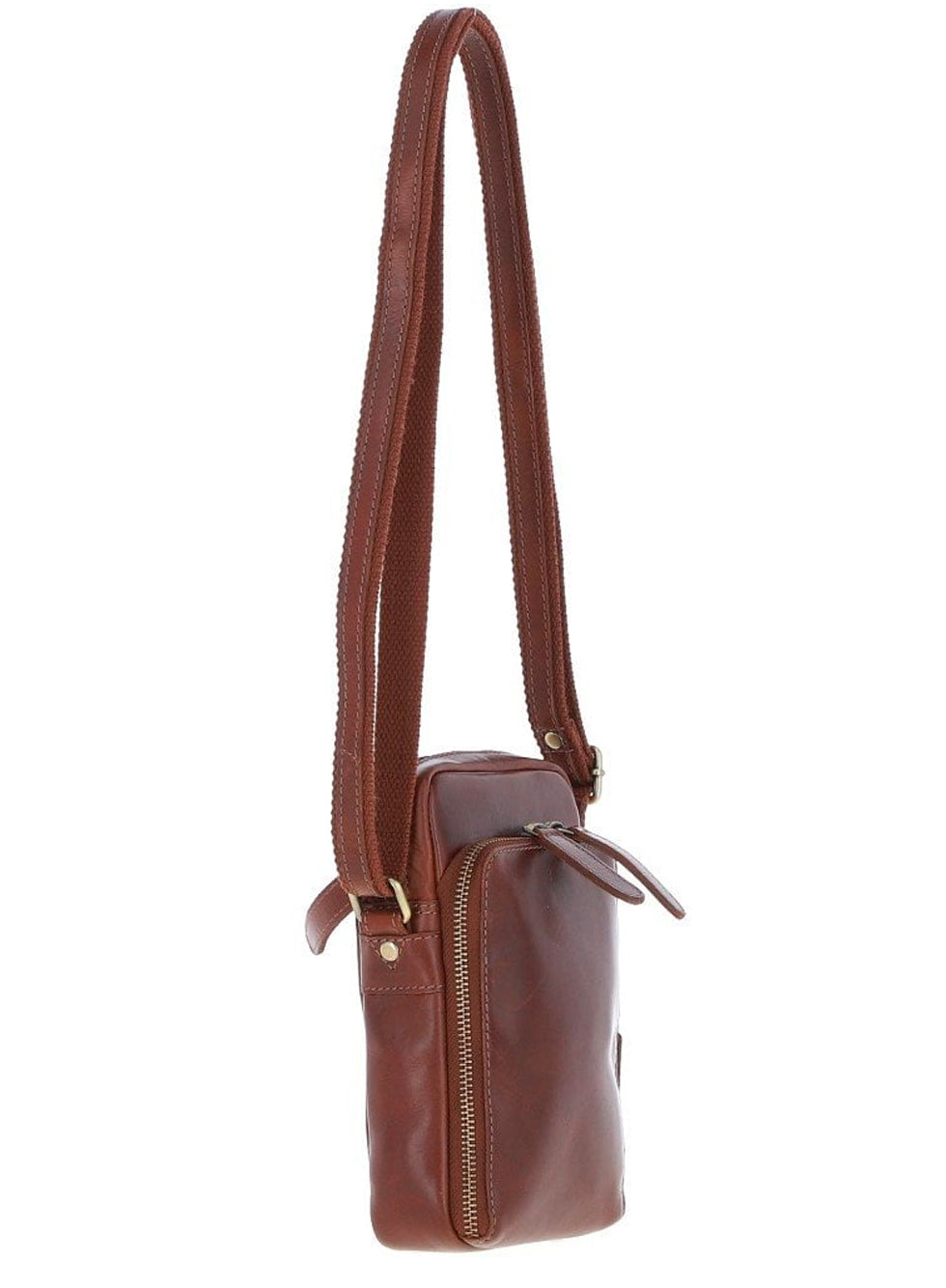 Ashwood Leather Mens Leather Organiser Bag Chestnut