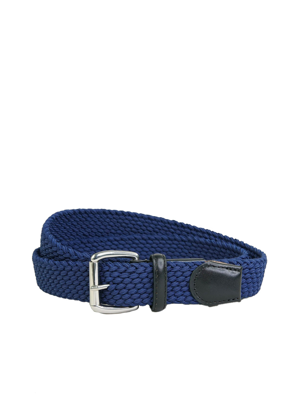 Sophos Aylsham Cornrow Elastic Web Belt Plain Navy