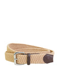 Sophos Aylsham Cornrow Elastic Web Belt Plain Biscuit