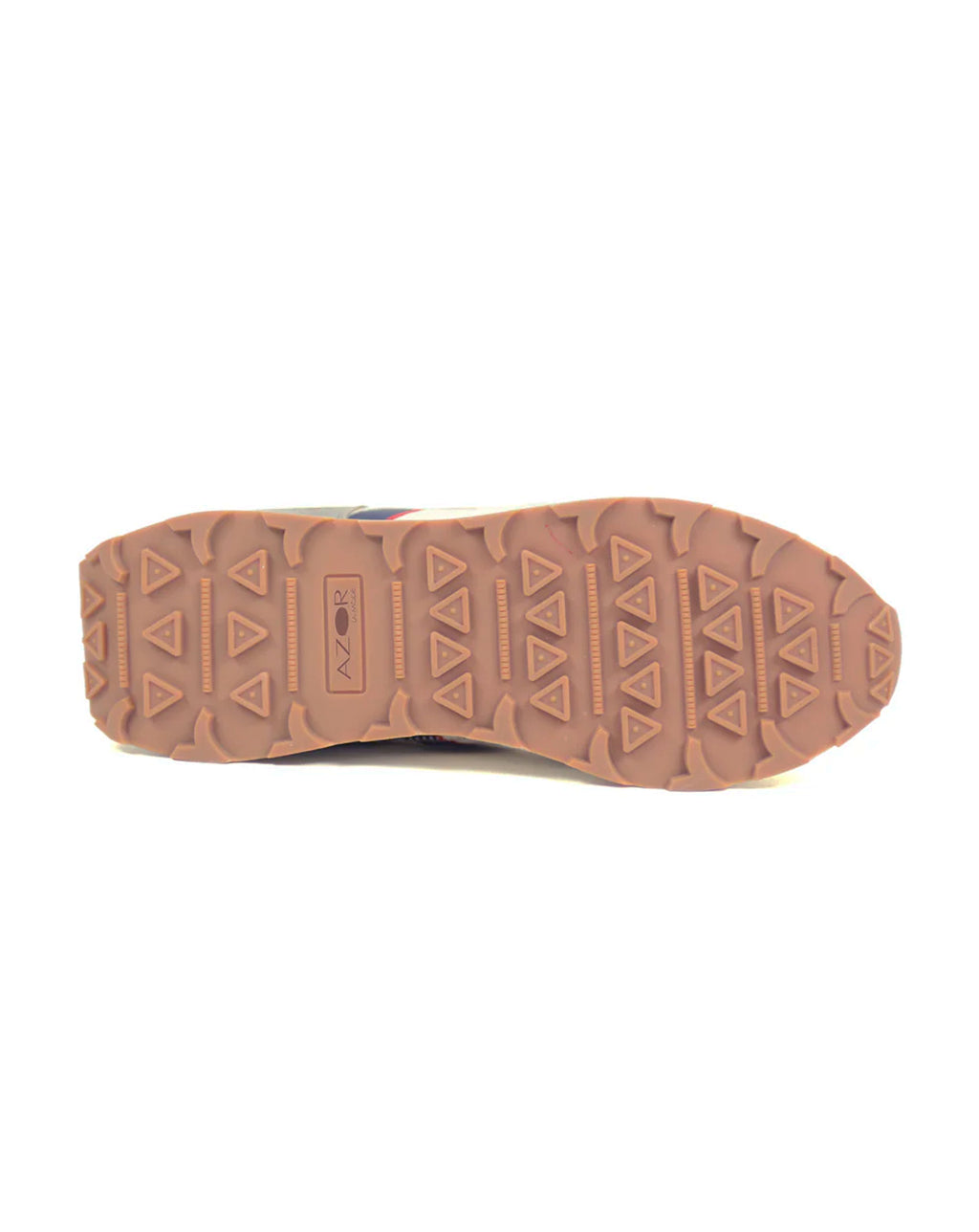 Azor mens Sneaker Slate Beige/Brown/Navy