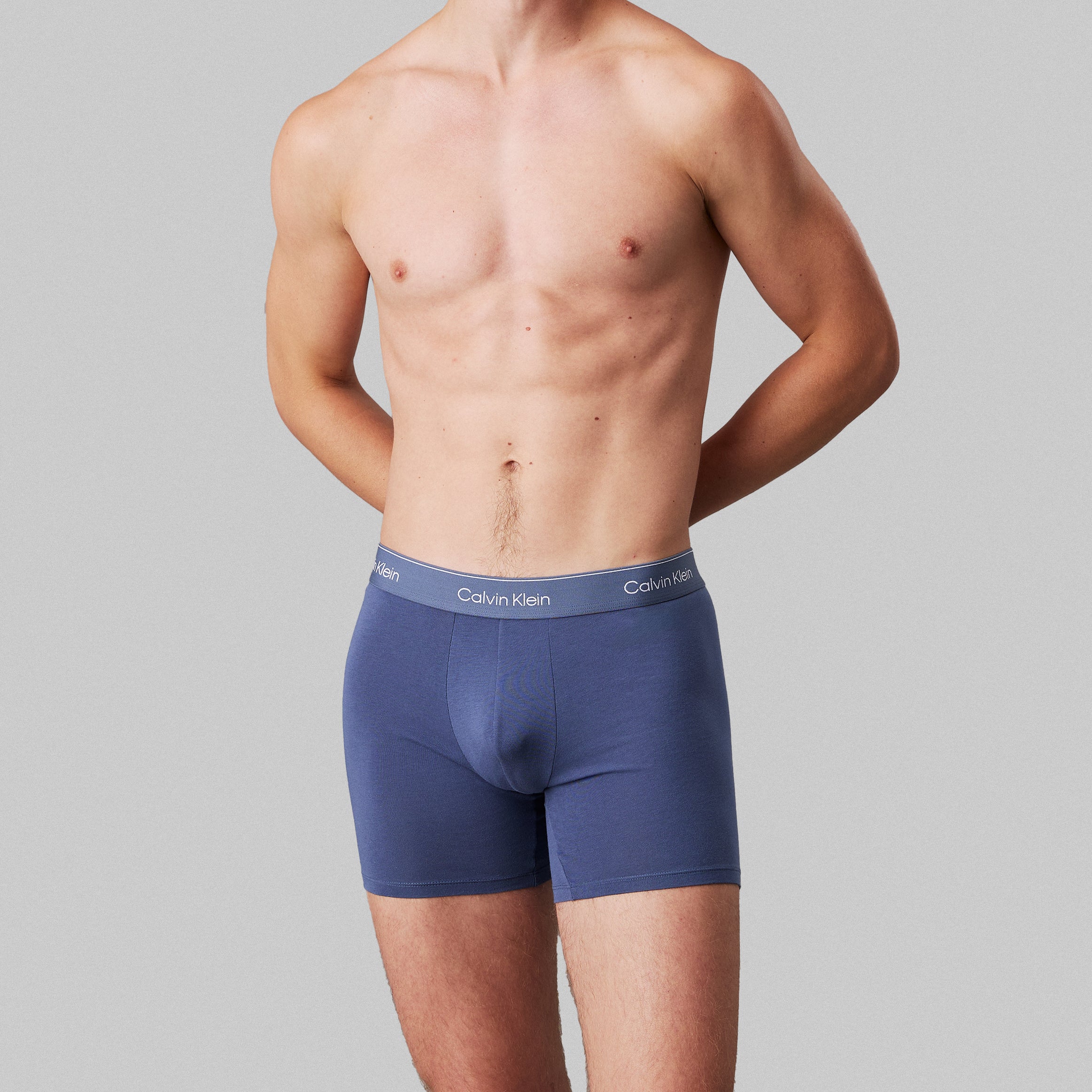 Calvin Klein ICON COTTON STRETCH Mens 3 Pack Boxer Briefs Multicoloured