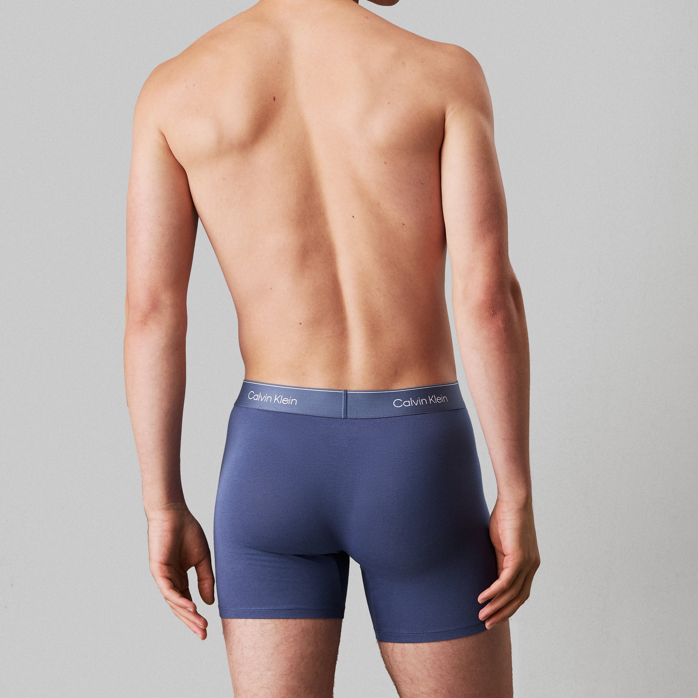 Calvin Klein ICON COTTON STRETCH Mens 3 Pack Boxer Briefs Multicoloured