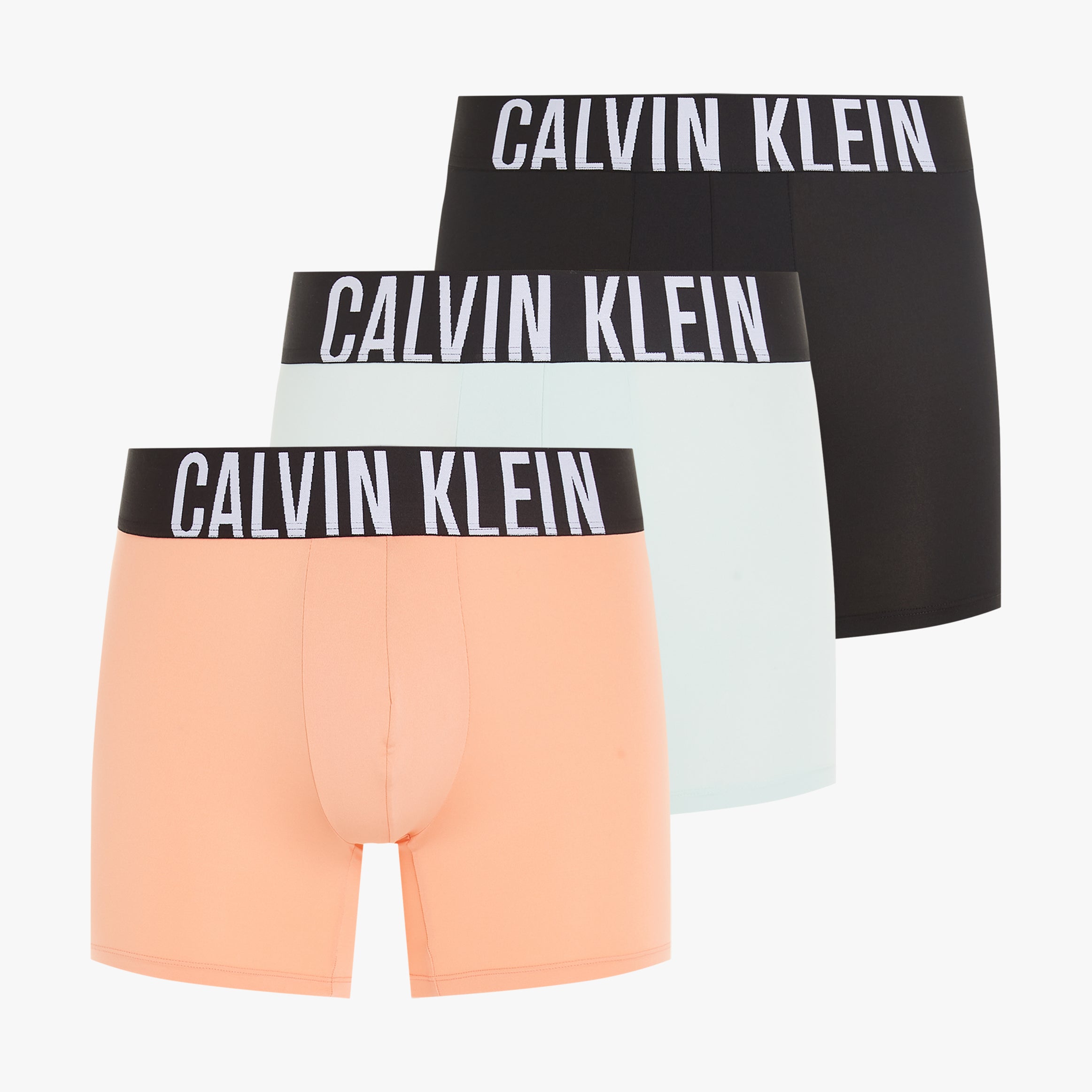 Calvin Klein INTENSE POWER 3 Pack Mens Boxer Briefs Multicoloured