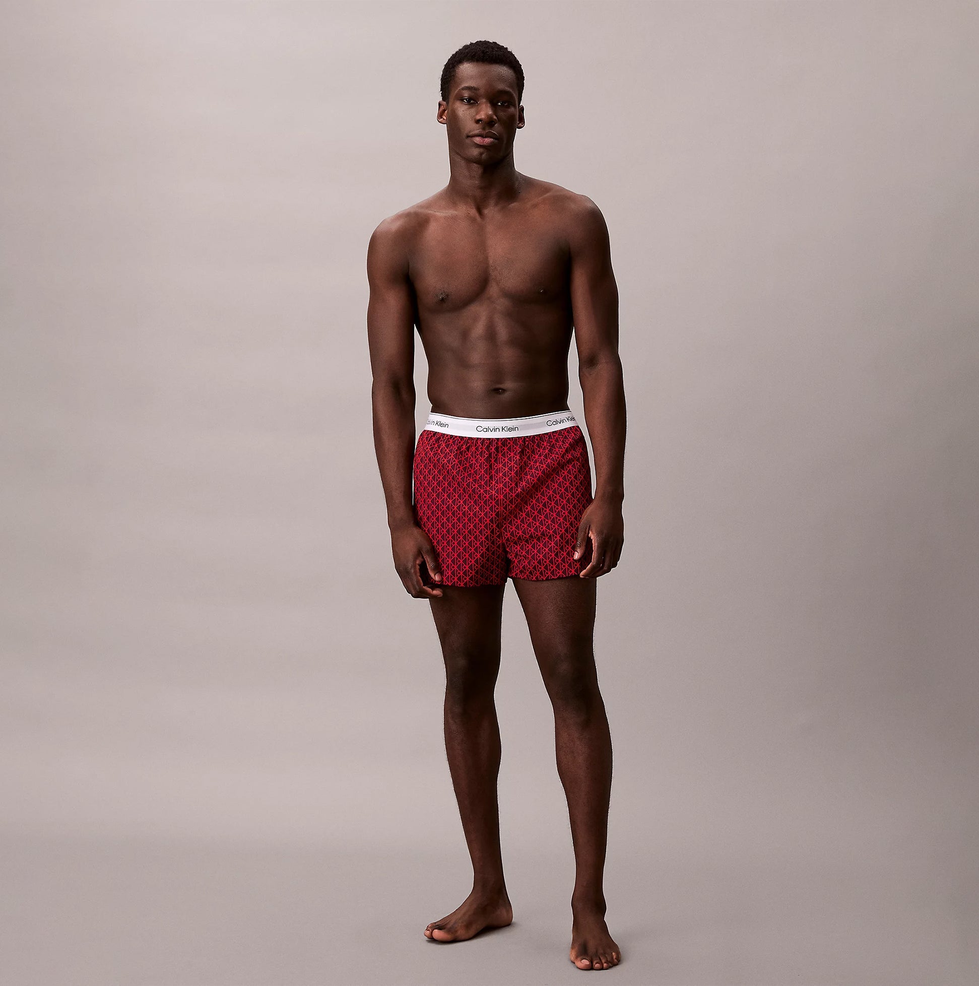 Calvin Klein BOXER SLIM 3 Pack Mens Cotton Stretch Multicoloured