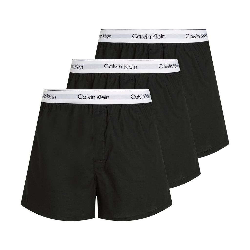 Calvin Klein BOXER SLIM 3 Pack Mens Black