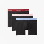 Calvin Klein BOXER BRIEF 3 Pack Mens Cotton Stretch Black