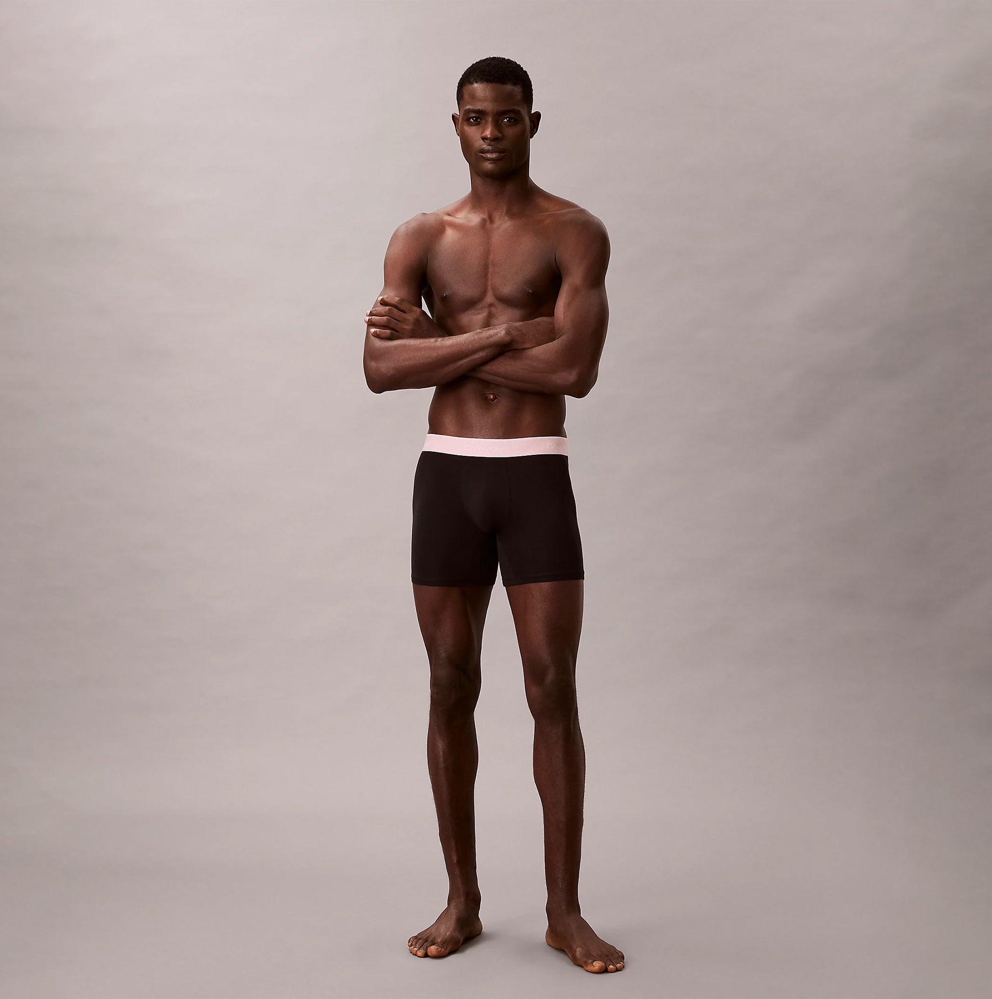 Calvin Klein BOXER BRIEF 3 Pack Mens Cotton Stretch Black