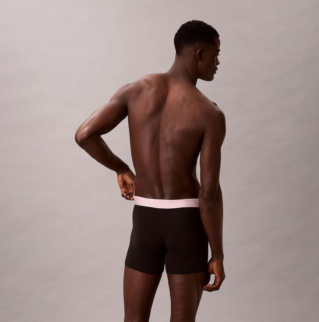 Calvin Klein BOXER BRIEF 3 Pack Mens Cotton Stretch Black
