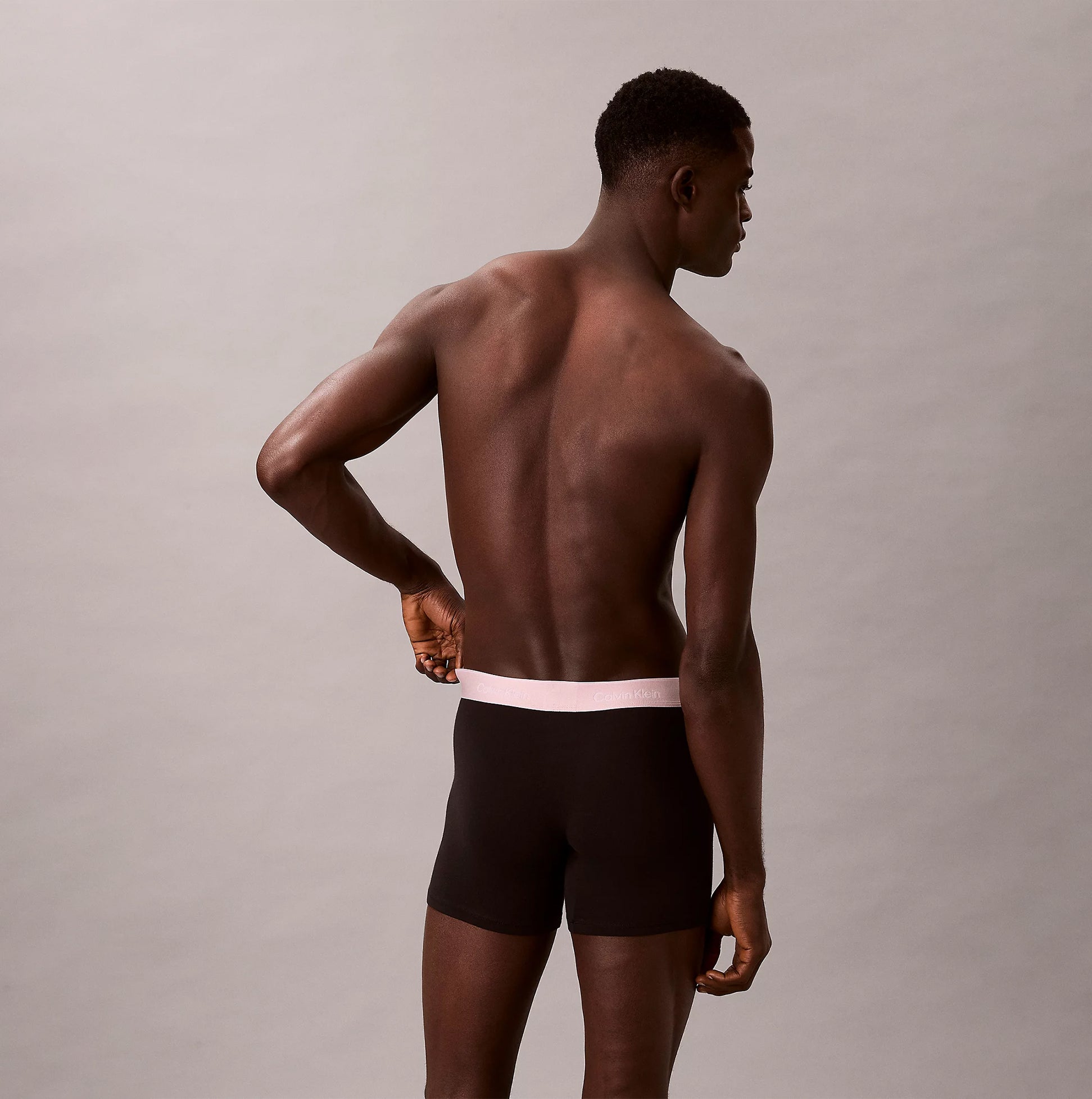 Calvin Klein BOXER BRIEF 3 Pack Mens Cotton Stretch Black