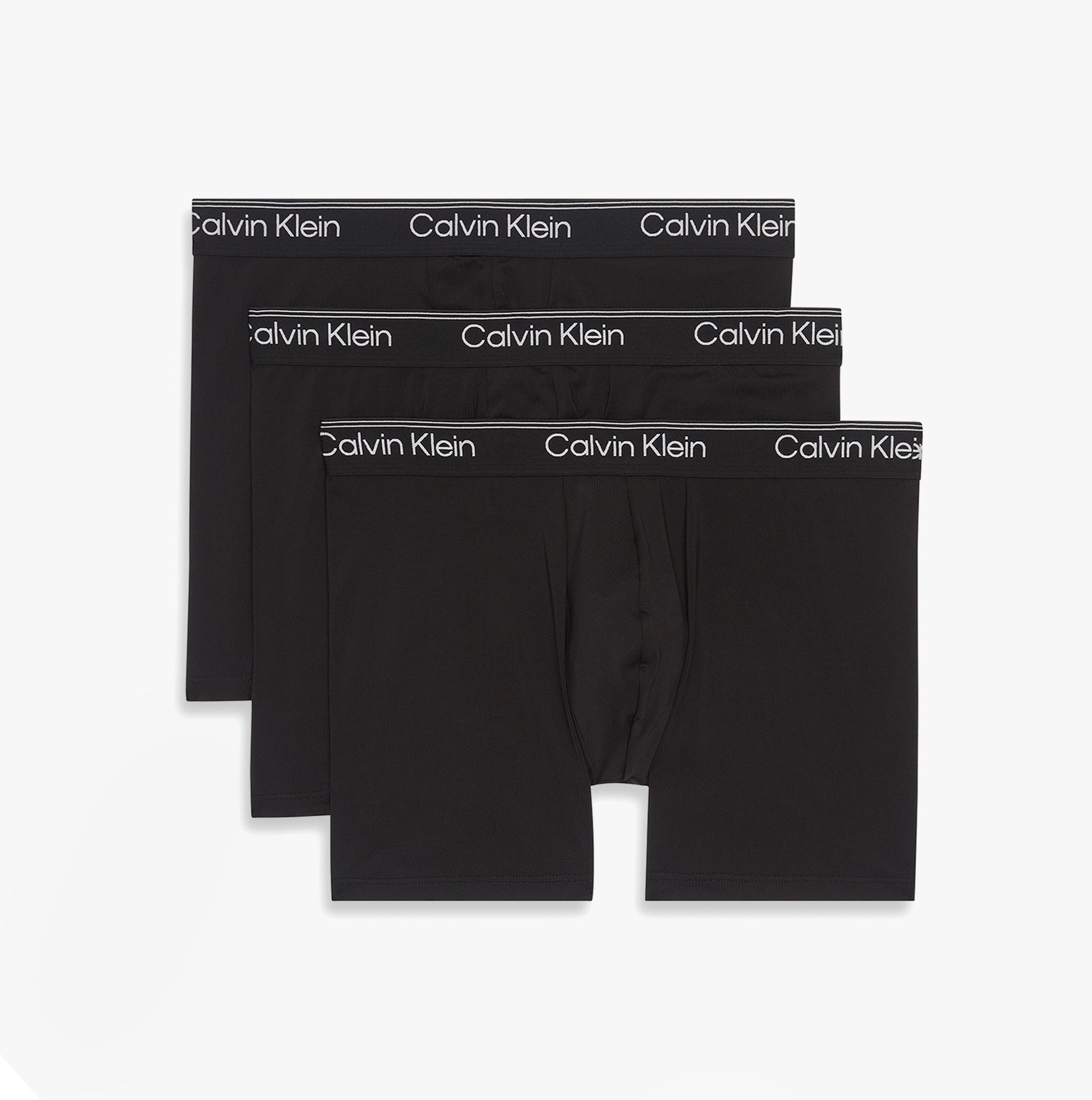 Calvin Klein BOXER BRIEF 3 Pack Mens Microfibre Stretch Black