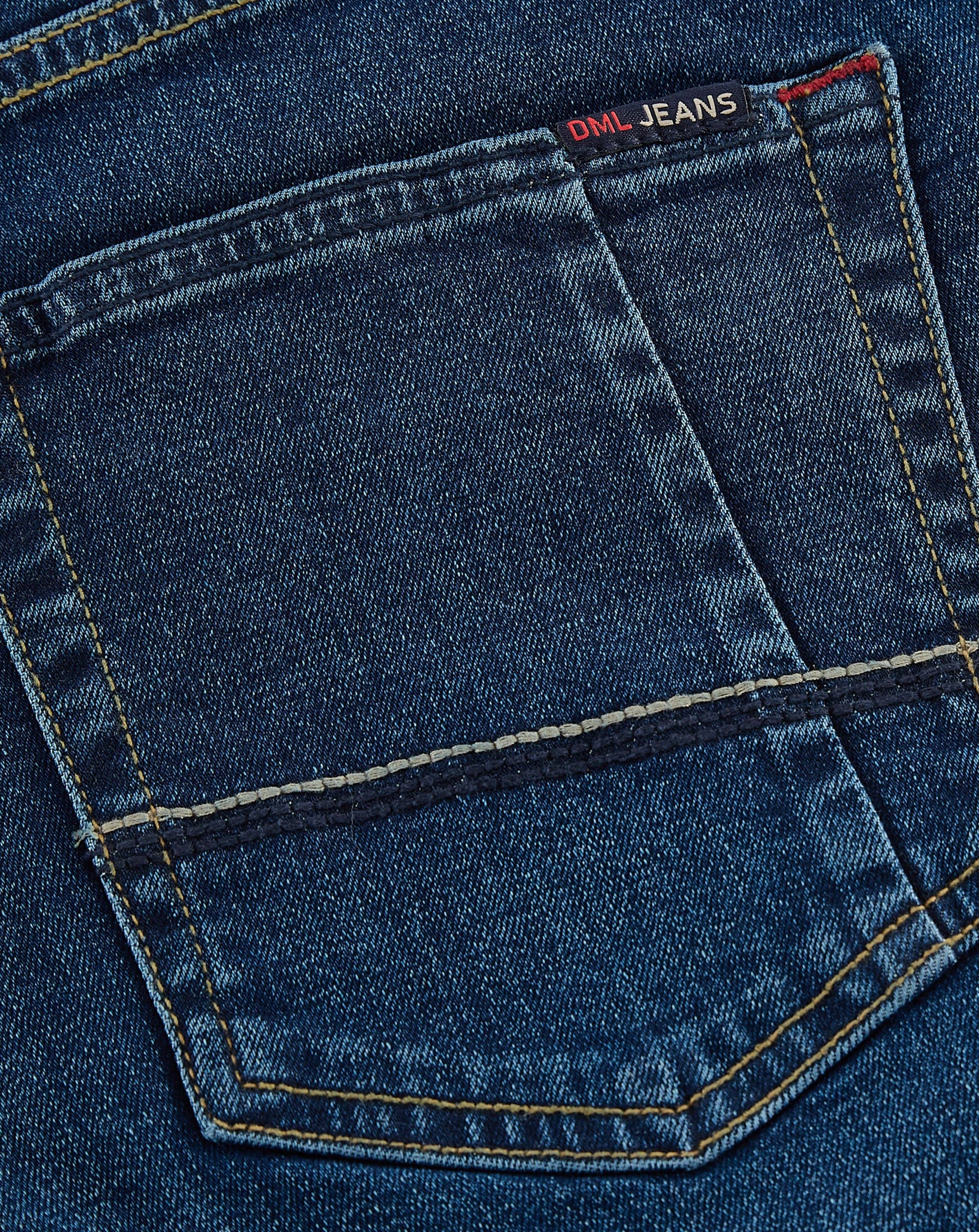 DML Denim shorts Dark stone wash DARK WASH