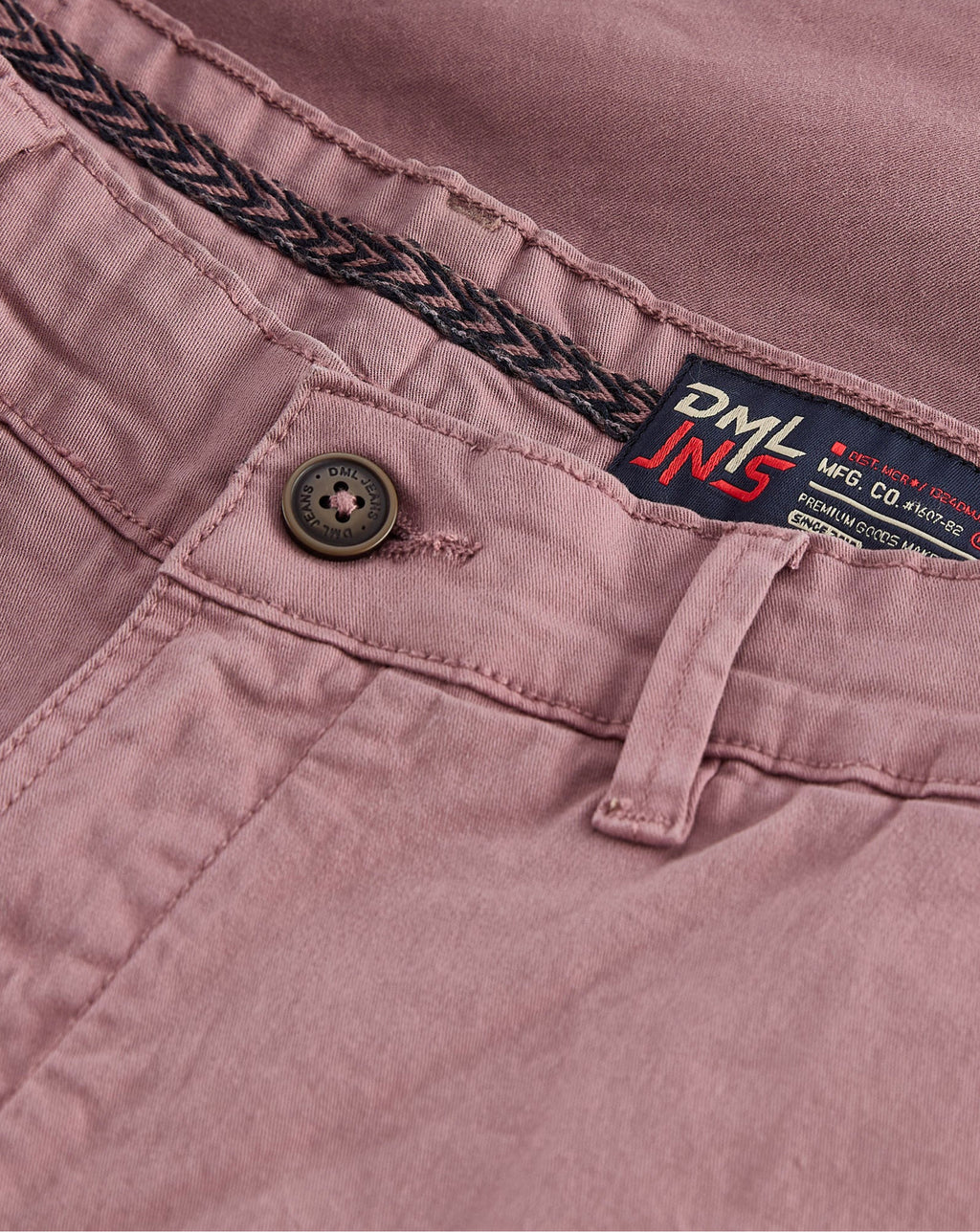 DML Healey chino shorts Dirty Pink