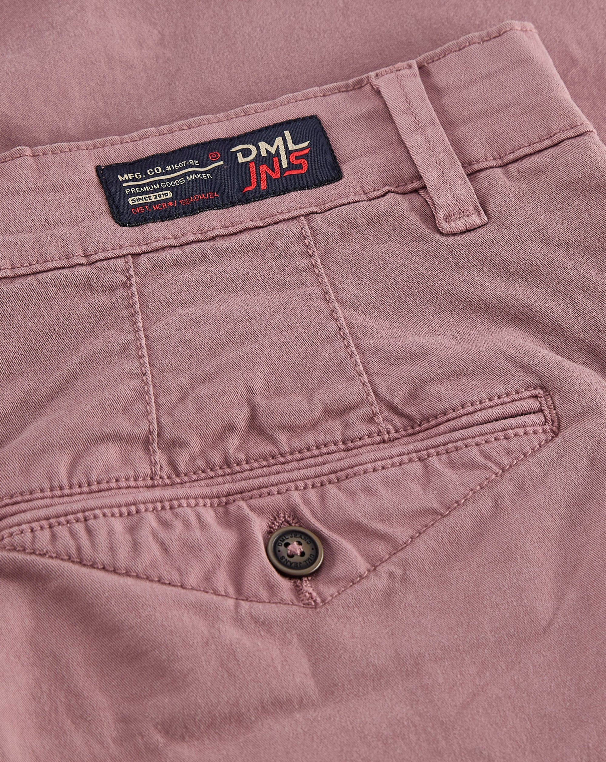 DML Healey chino shorts Dirty Pink