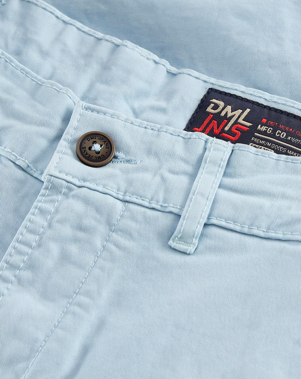 DML Healey chino shorts SKY BLUE