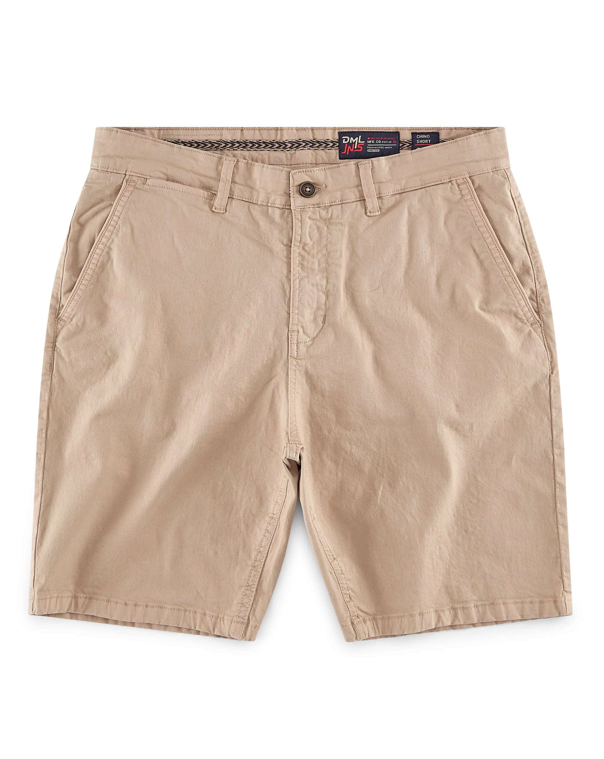 DML Healey chino shorts STONE