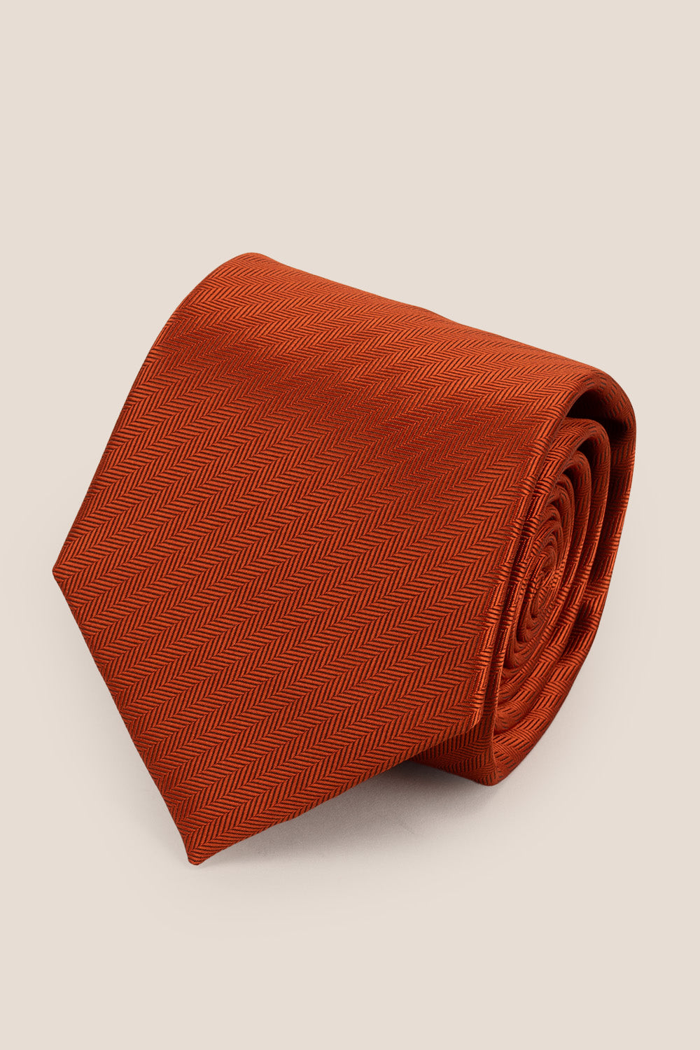 Orange Self Stripe