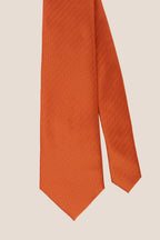 Orange Self Stripe