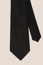 Black Self Stripe