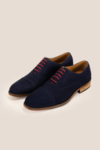Elise Navy Suede