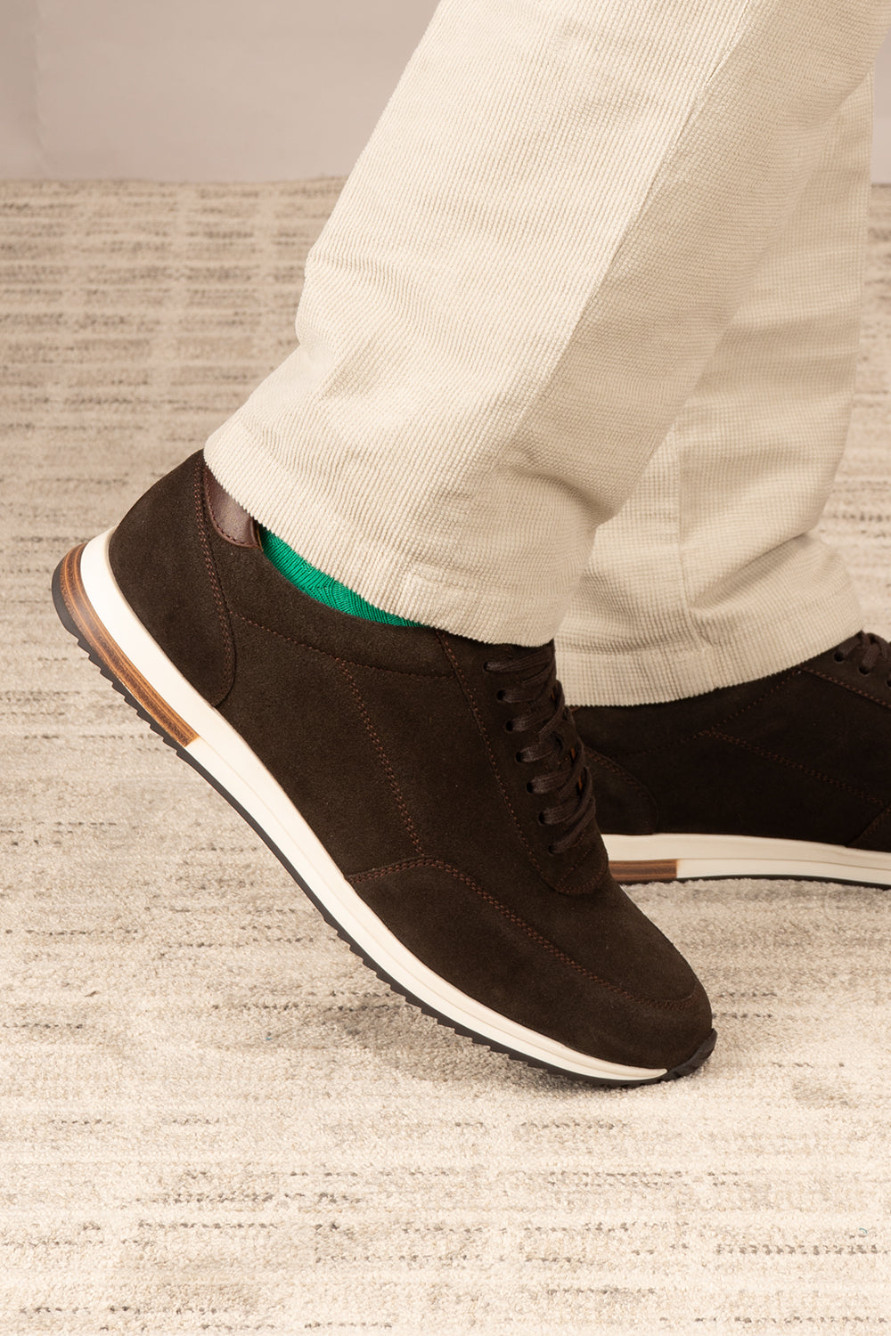 Spencer Brown Suede