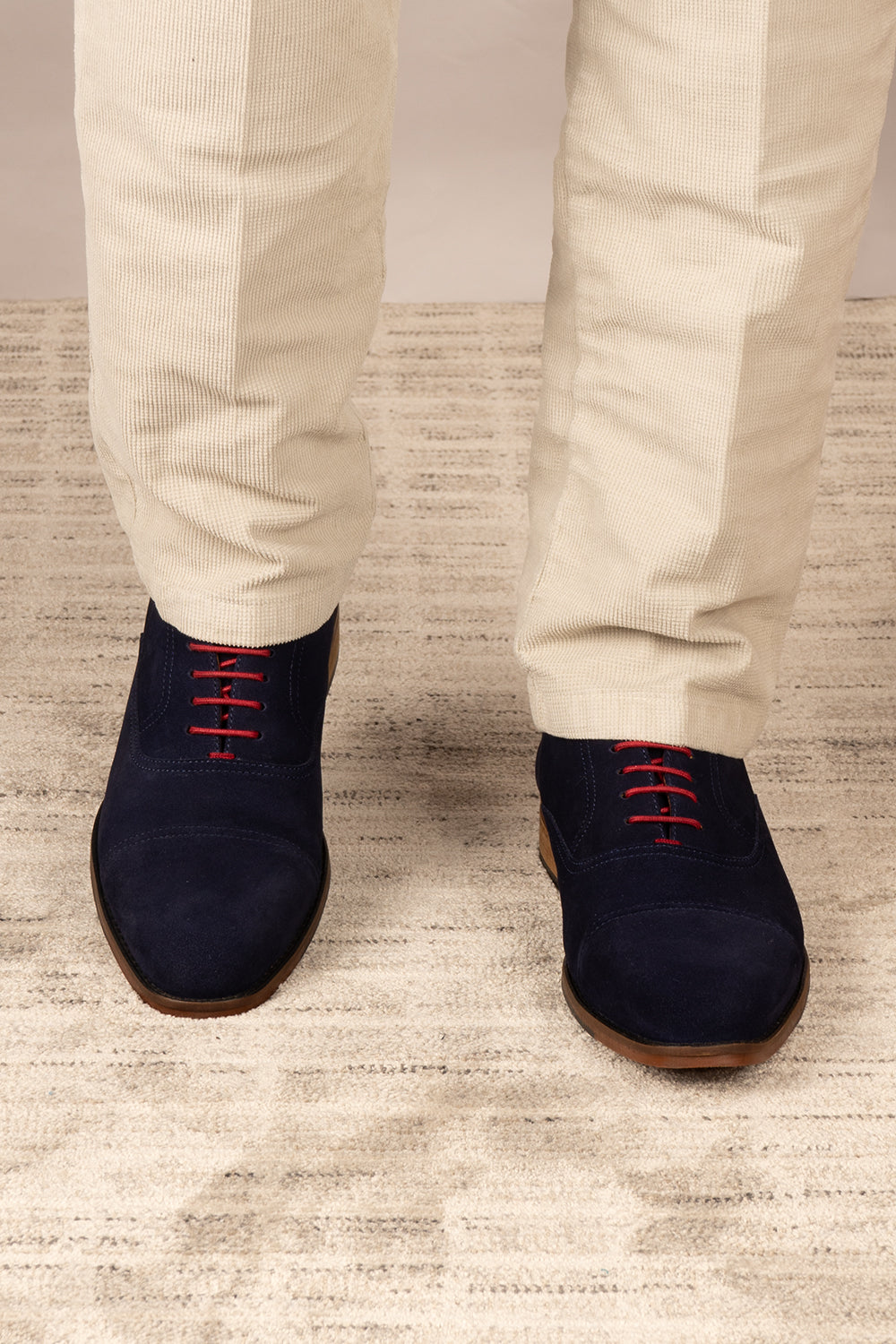 Elise Navy Suede