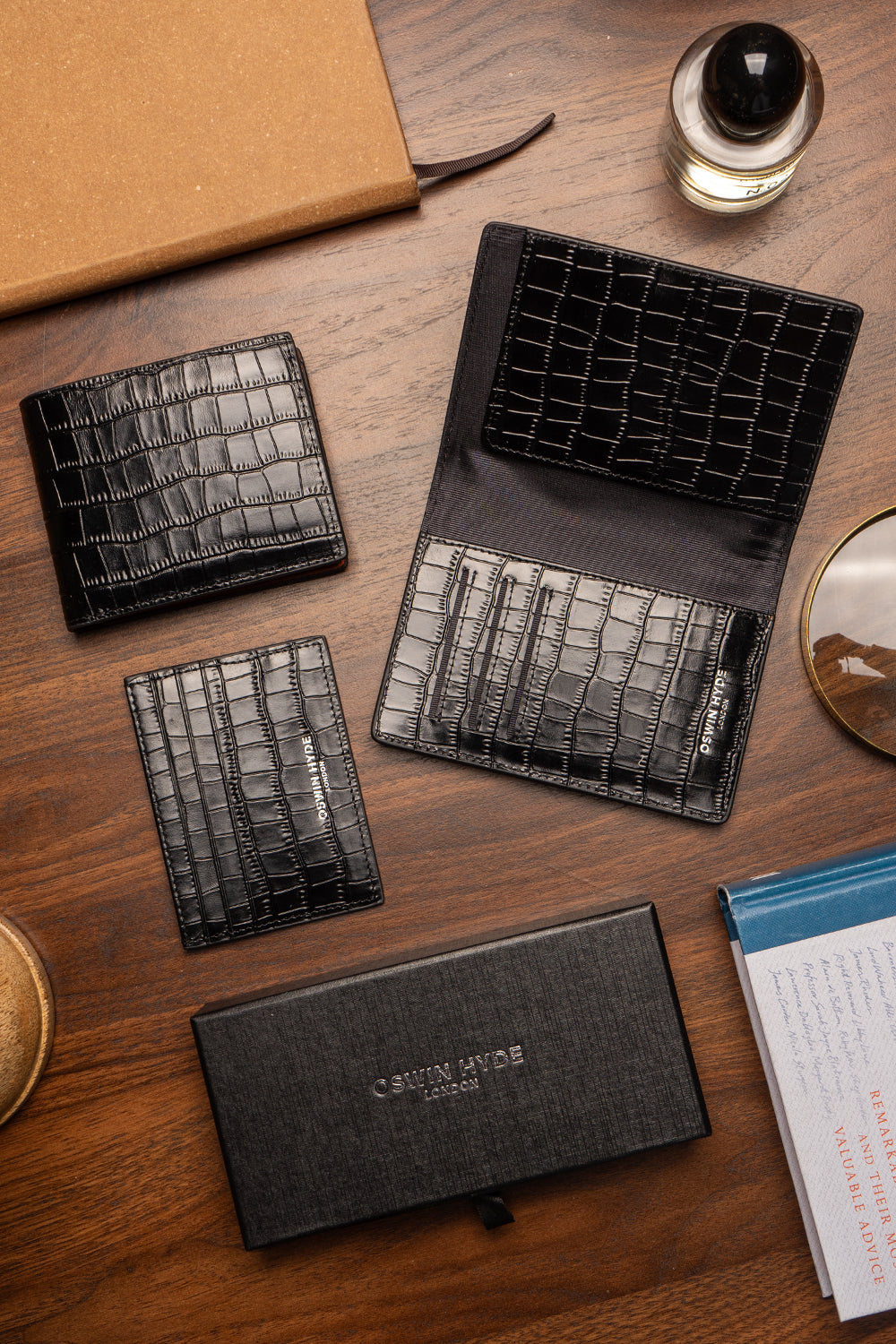 Leicester Black Bifold Wallet