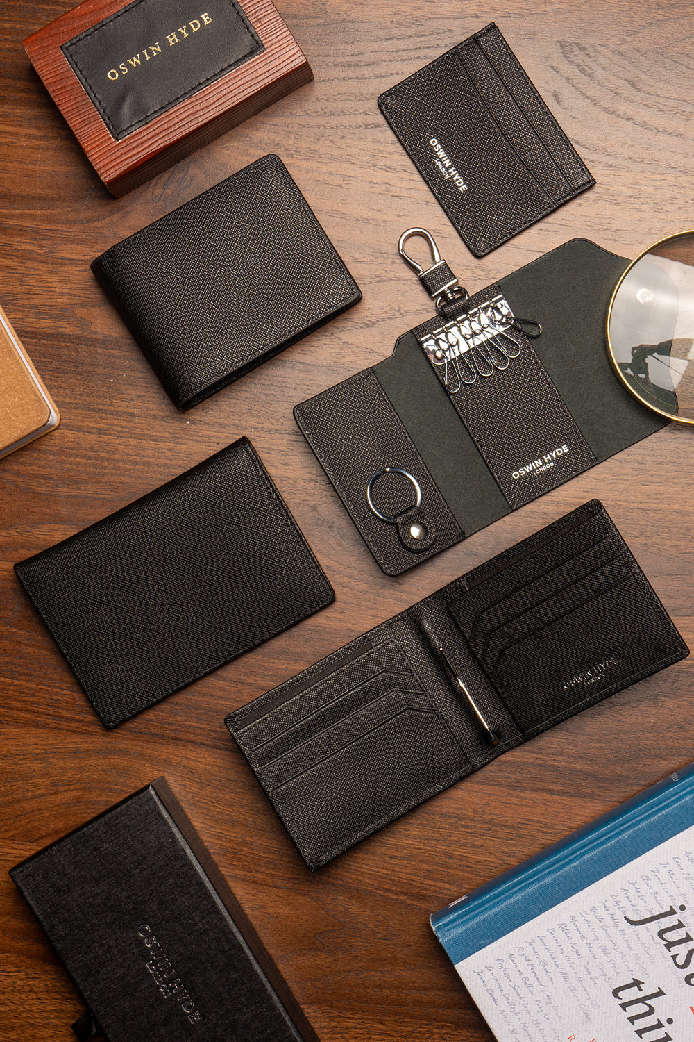 Marylebone Black Bifold Wallet