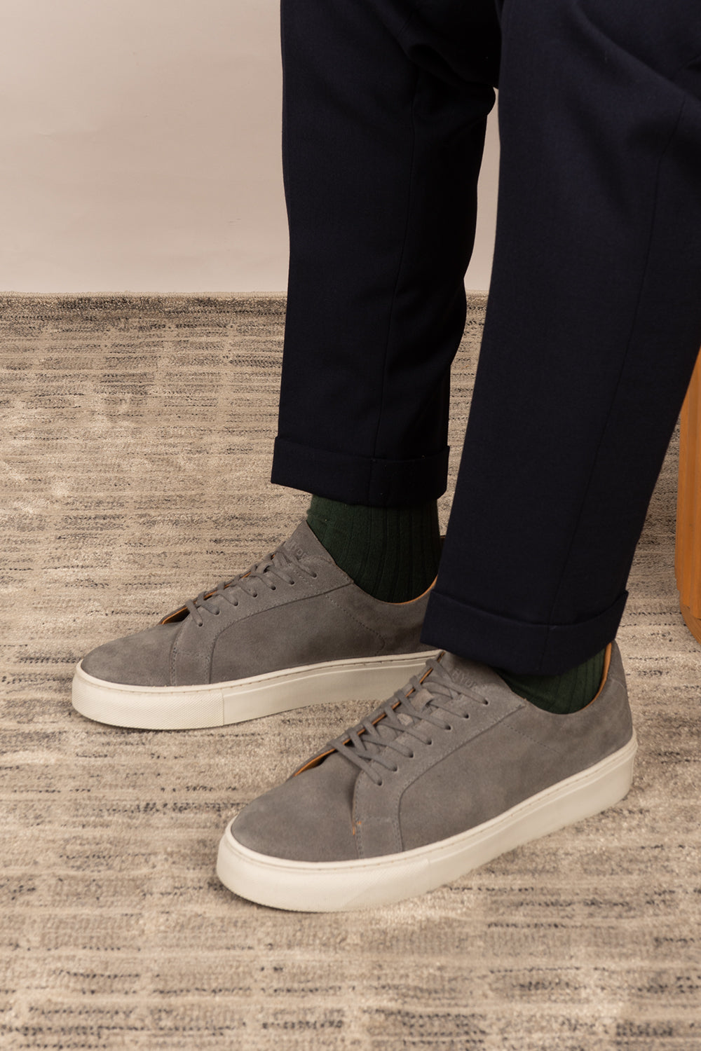 Harper Grey Suede