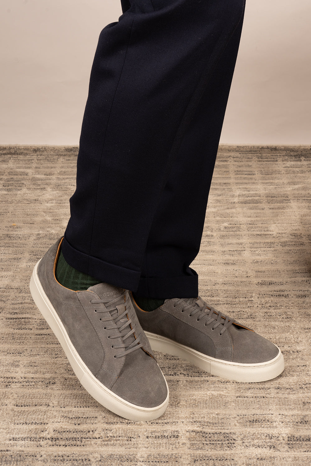Harper Grey Suede
