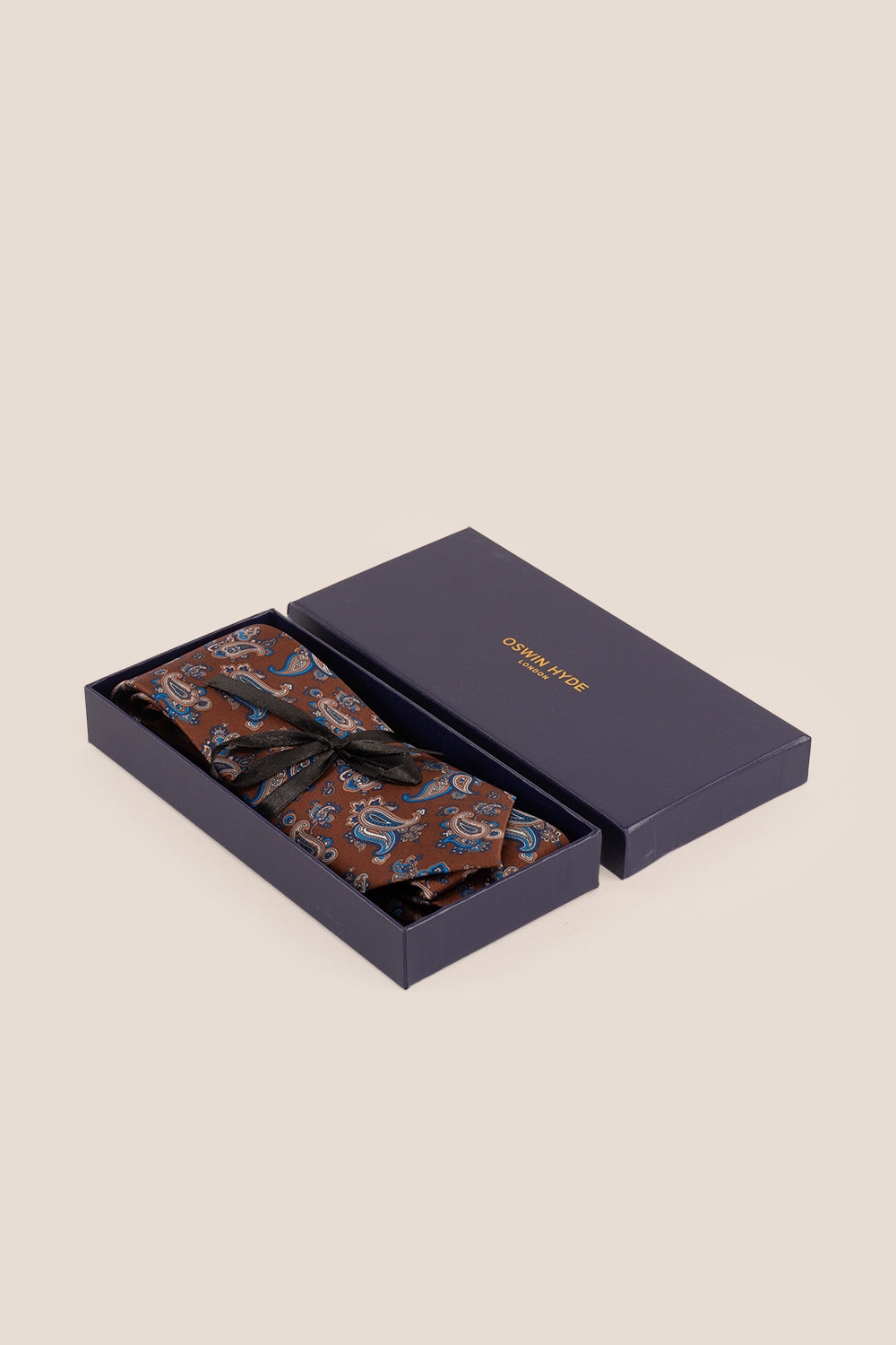 Paisley Print Brown