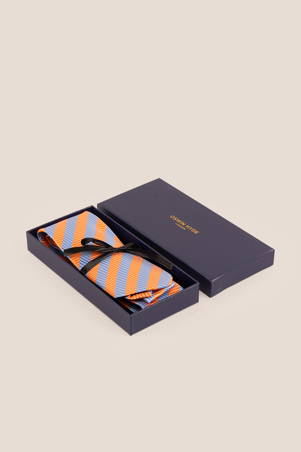 Vintage Stripe Orange Blue