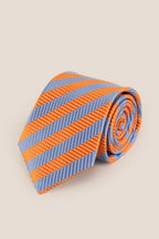 Vintage Stripe Orange Blue