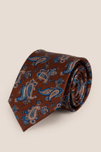 Paisley Print Brown