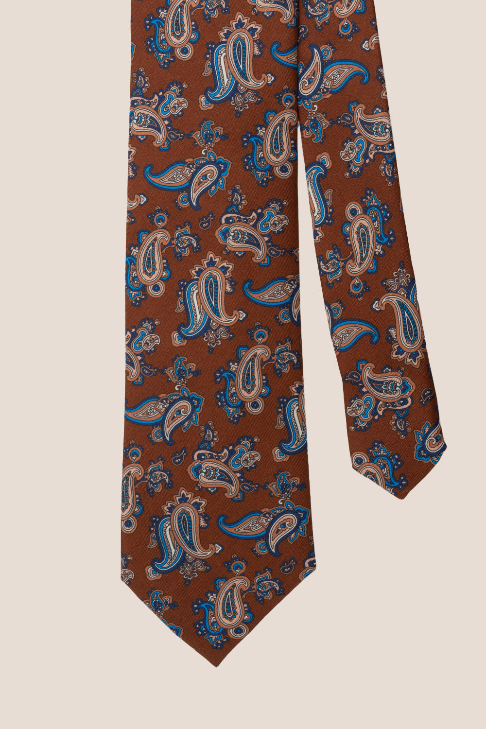 Paisley Print Brown